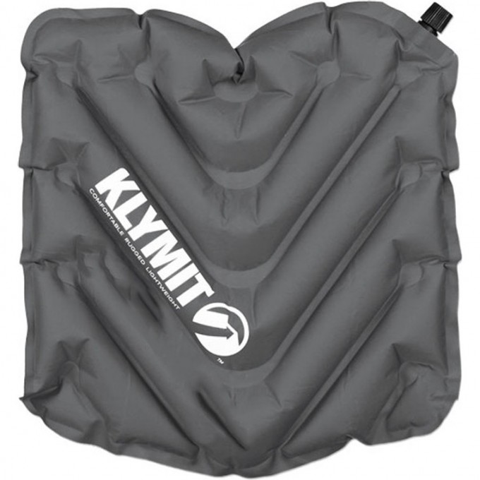 Надувная подушка/сиденье KLYMIT V SEAT Серая 12VSGR01B