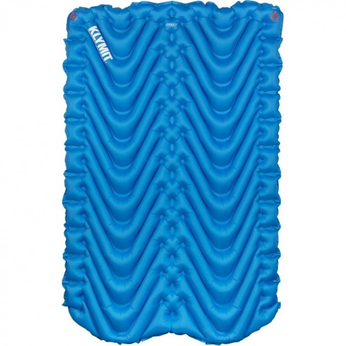 Надувной коврик KLYMIT STATIC V PAD DOUBLE Синий 06DVBL02E Надувной коврик KLYMIT STATIC V PAD DOUBLE Синий 06DVBL02E